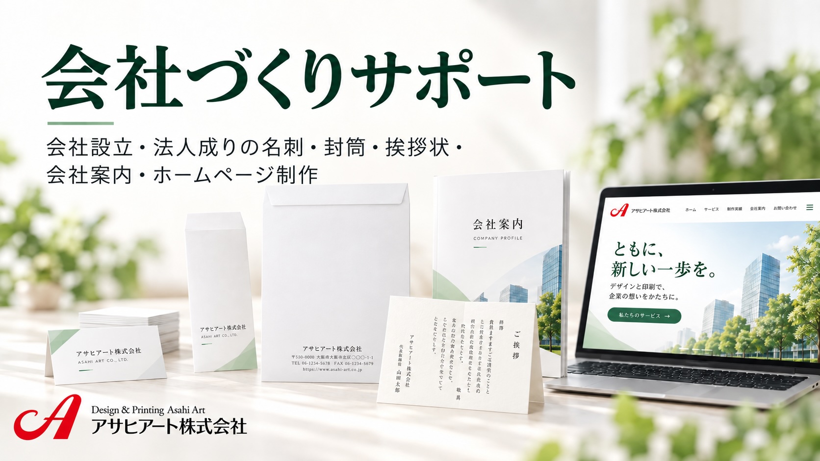 会社づくりサポート｜会社設立・法人成りの制作サポート